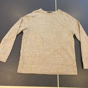 Gray Banana Republic pullover sweater.